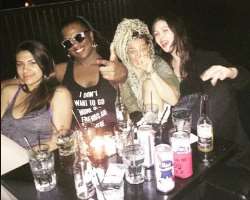 Gangsta Boo consuming alcohol